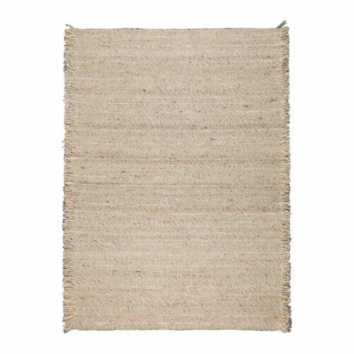 Béžový vlněný koberec Zuiver Frills