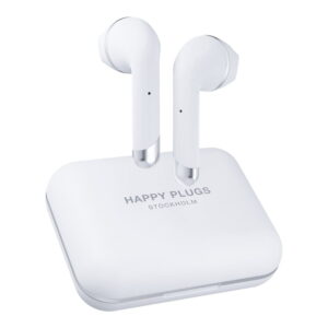 Bílá bezdrátová sluchátka Happy Plugs Air 1 Plus