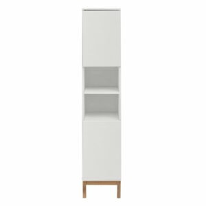 Bílá vysoká koupelnová skříňka 30x161 cm Mirza - Støraa