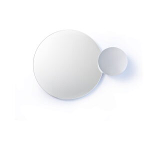 Bílé nástěnné zrcadlo Wireworks Eclipse