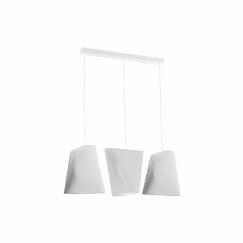 Bílé závěsné svítidlo 82x28 cm Velo - Nice Lamps