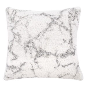 Bílo-šedý bavlněný dekorativní polštář Tiseco Home Studio Abstract