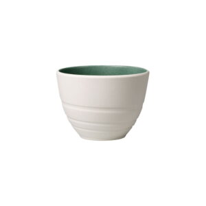 Bílo-zelený porcelánový šálek Villeroy & Boch Leaf