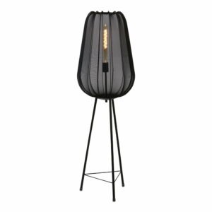 Černá stojací lampa (výška 132 cm) Plumeria – Light & Living