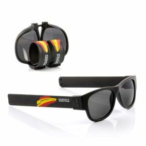Černé sluneční srolovatelné brýle InnovaGoods Sunfold Mondial Spain