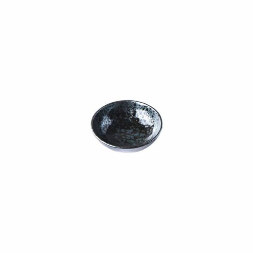 Černo-šedá keramická mělká miska MIJ Pearl