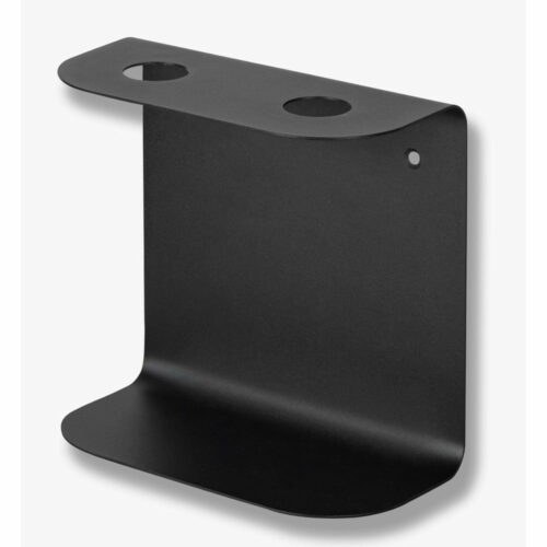 Černý nástěnný ocelový koupelnový držák Carry – Mette Ditmer Denmark