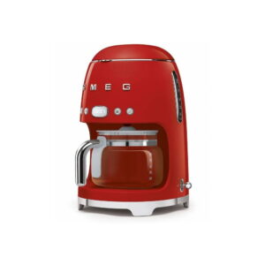 Červený kávovar na filtrovanou kávu SMEG 50