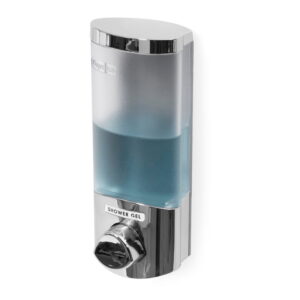 Dávkovač na mýdlo ve stříbrné barvě Compactor Uno