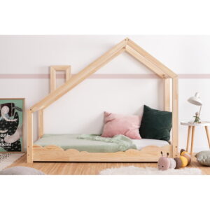 Domečková postel z borovicového dřeva Adeko Luna Drom