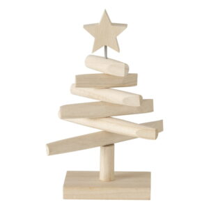 Dřevěný dekorativní vánoční stromeček Boltze Jobo