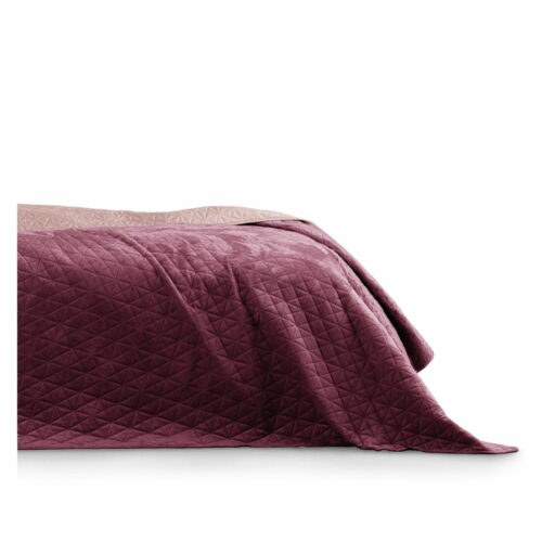 Fialovo-růžový přehoz přes postel AmeliaHome Laila Mauve