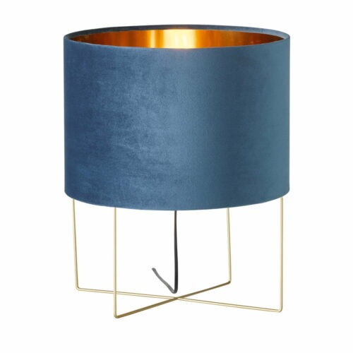Modrá stolní lampa Fischer & Honsel Aura