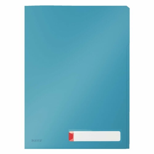 Modré třídící kancelářské desky Leitz Cosy