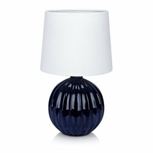 Modro-bílá stolní lampa Markslöjd Melanie