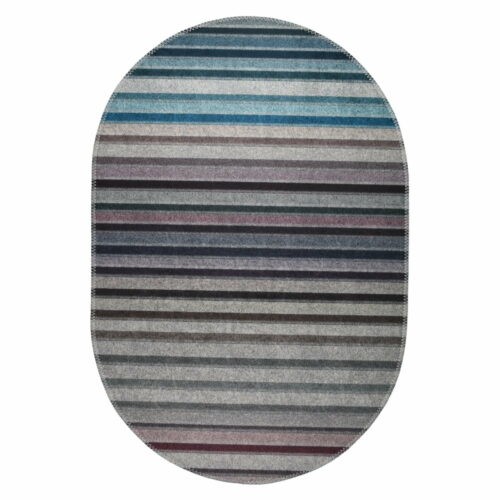 Modro-šedý pratelný koberec 60x100 cm – Vitaus