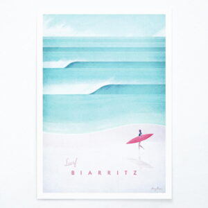 Plakát Travelposter Biarritz