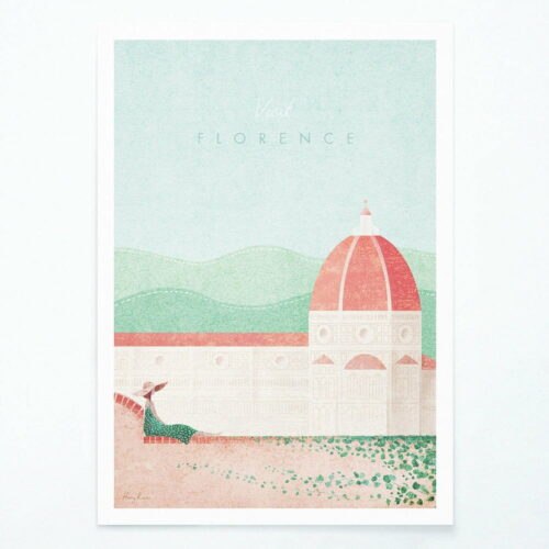Plakát Travelposter Florence