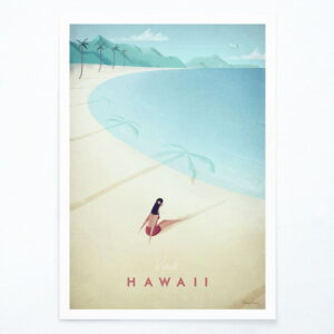 Plakát Travelposter Hawaii