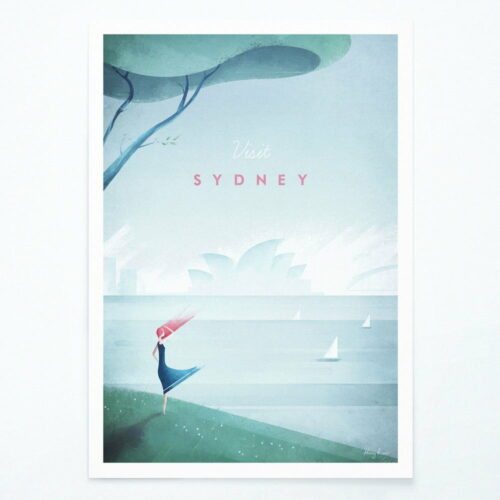 Plakát Travelposter Sydney