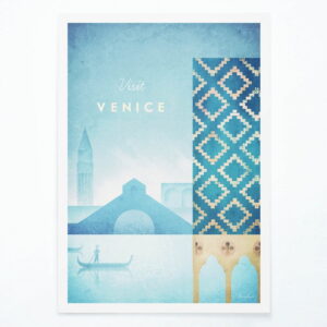 Plakát Travelposter Venice