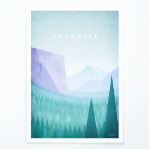 Plakát Travelposter Yosemite