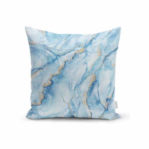 Povlak na polštář Minimalist Cushion Covers Aquatic Marble