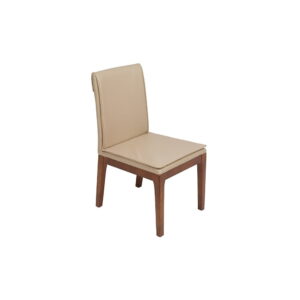 Sada 2 krémových jídelních židlí s konstrukcí z dubového dřeva Santiago Pons Donato