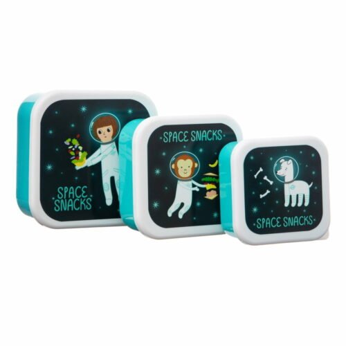 Sada 3 dětských obědových boxů Sass & Belle Space Explorer