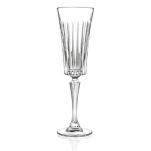 Sada 6 křišťálových sklenic na sekt RCR Cristalleria Italiana Edvige
