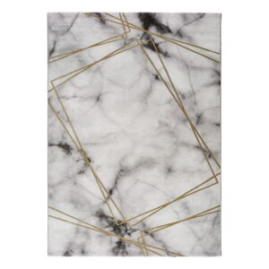 Šedo-bílý koberec Universal Artist Marble