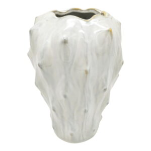 Slonovinově bílá keramická váza PT LIVING Flora