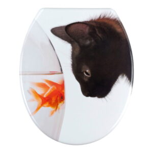 WC sedátko Wenko Fish & Cat