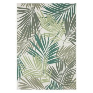 Zeleno-šedý venkovní koberec Bougari Vai, 200 x 290 cm
