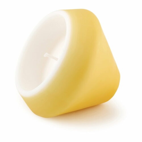 Žlutá svíčka Unipar Floating Cone