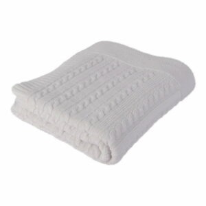 Bílá dětská deka s příměsí bavlny Homemania Decor Lexie