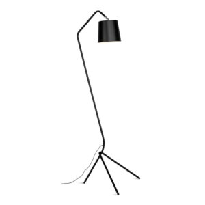 Černá stojací lampa s kovovým stínidlem (výška 155 cm) Barcelona – it's about RoMi