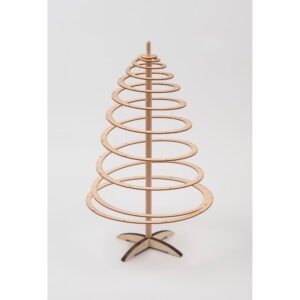 Dřevěný dekorativní vánoční stromek Spira Mini