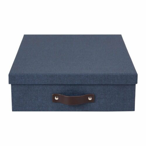 Modrá úložná krabice Bigso Box of Sweden Oskar