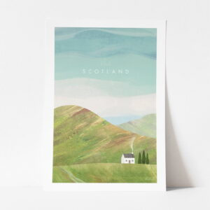 Plakát Travelposter Scotland