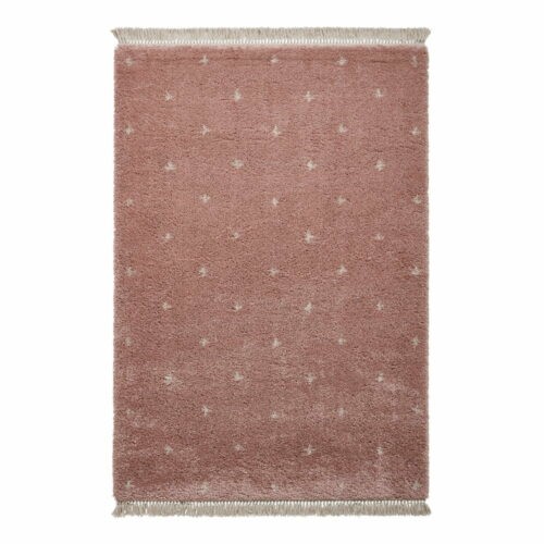 Růžový koberec Think Rugs Boho Dots
