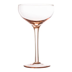 Světle růžová sklenice na šampaňské Bloomingville Champagne Glass