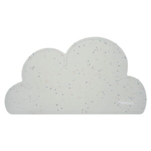 Šedé silikonové prostírání Kindsgut Cloud Confetti