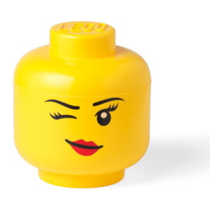 Žlutý úložný box ve tvaru hlavy LEGO® Winky