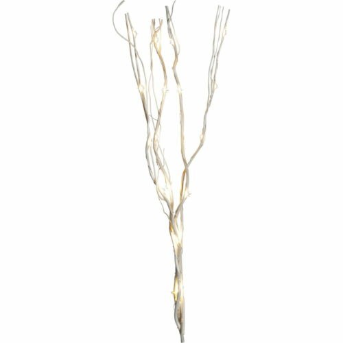 Bílá světelná dekorace ø 8 cm Willow – Star Trading
