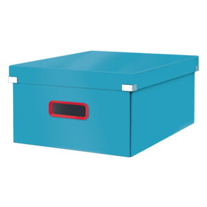 Modrá úložná krabice Leitz Cosy Click & Store