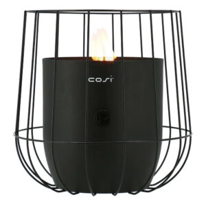 Černá plynová lampa Cosi Basket