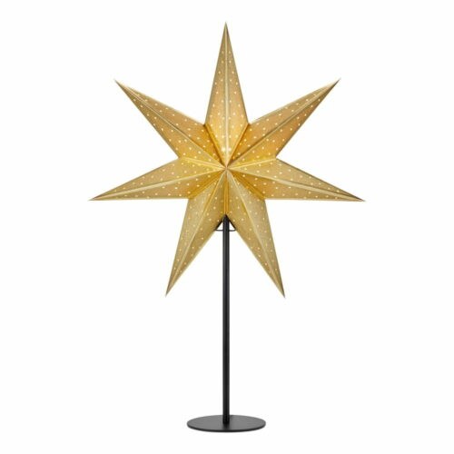Světelná dekorace s vánočním motivem ve zlaté barvě ø 45 cm Glitter – Markslöjd