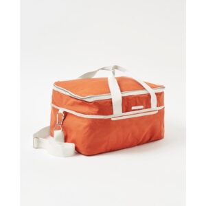 Terakotově oranžová chladící taška Sunnylife Canvas