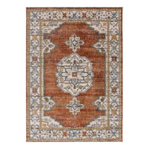 Oranžovo-béžový koberec 150x77 cm Truva - Universal